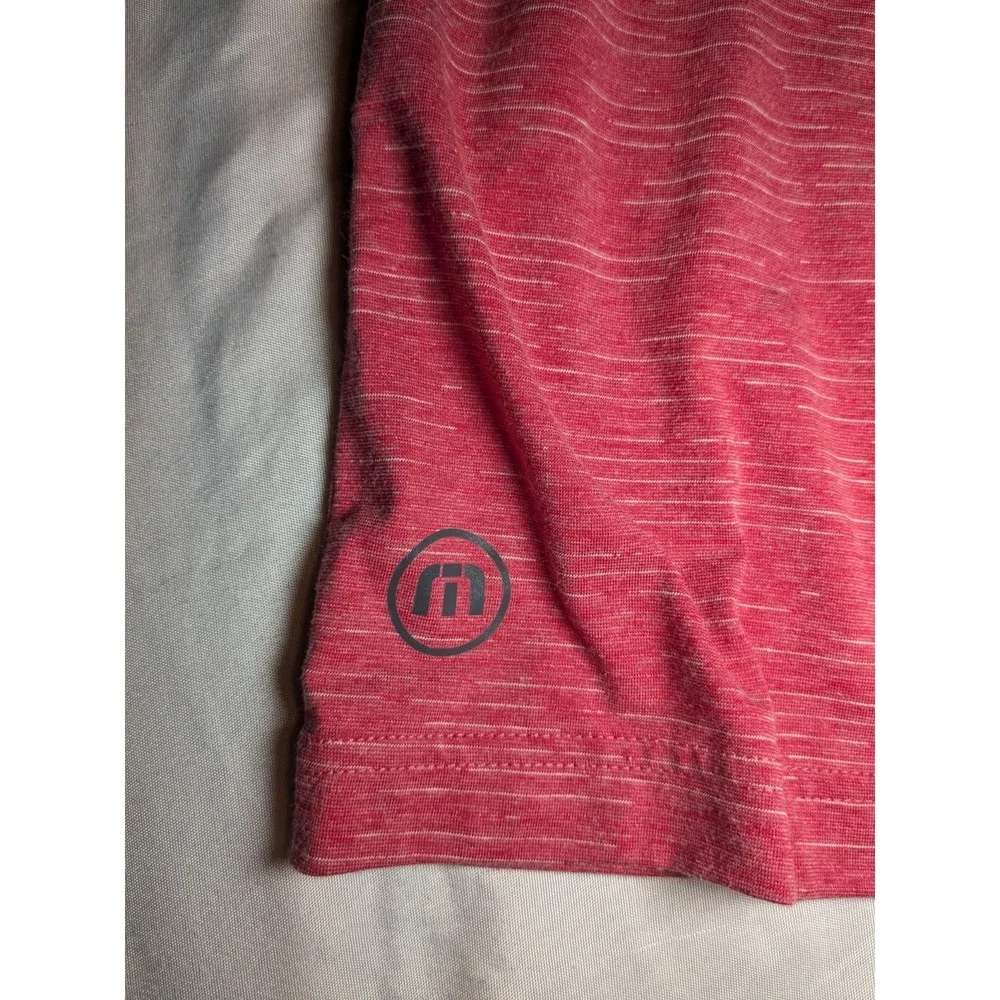 Travis Mathew Men's Red, White, Black, &‎ Gray 1/4 Zip Pullover Sweater Size XXL